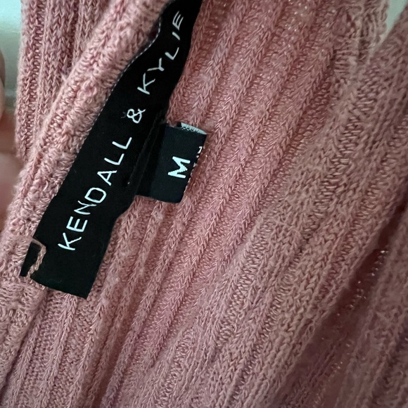 Kendall & Kylie Ribbed Mauve Summer Dress - Picture 4 of 4
